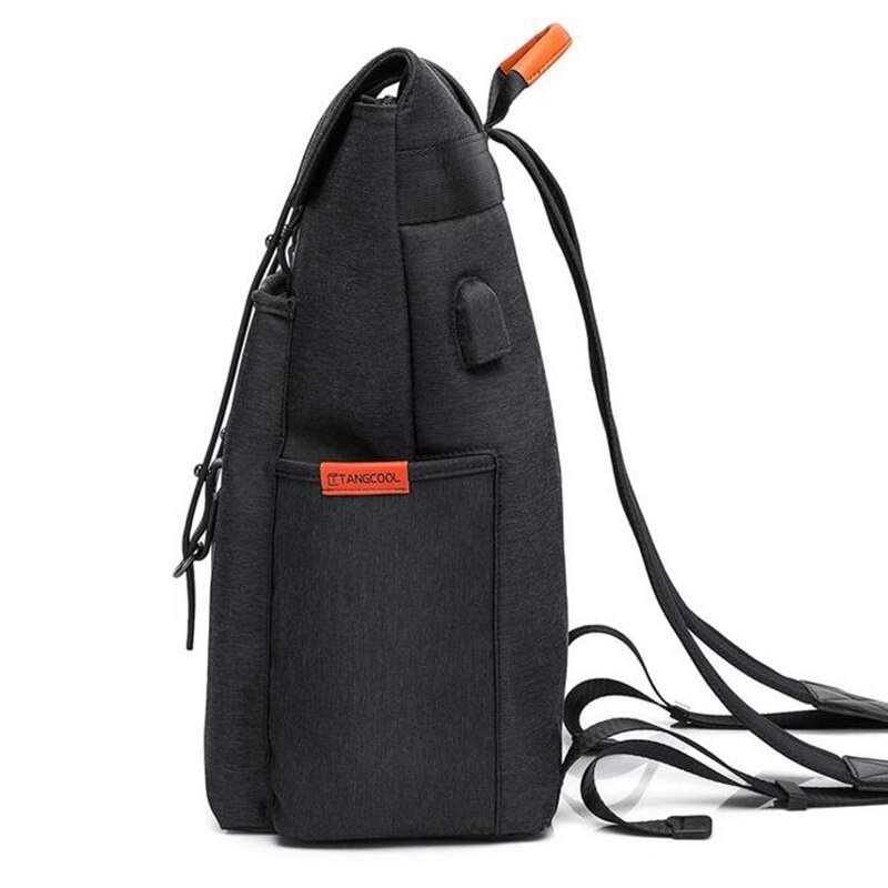 Men Backpack USB Charging Laptop Computer Backpack Travel School Bags Large Capacity Waterproof Air Cushion Strap Solid Big