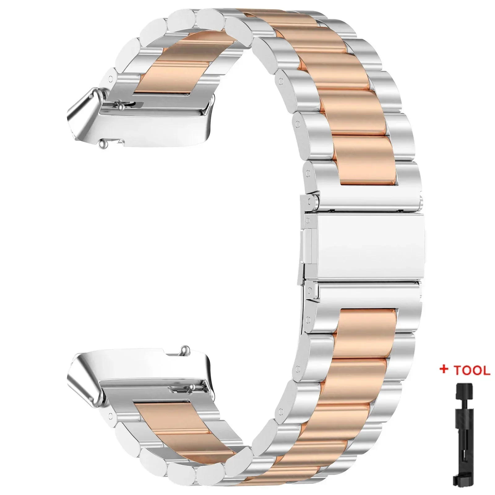 Correa de Metal sin huecos para Redmi Watch 3, pulsera activa de acero inoxidable para Xiaomi Redmi Watch 3 Lite