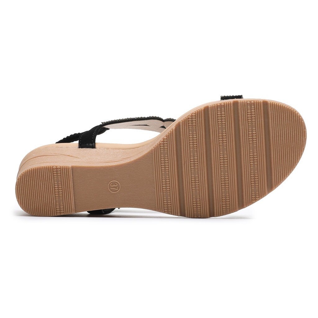 shoes woman sandals Women Roman Sandals Dress Shoes Casual Wedges Sandals Beach Slippers women shoes sandals#J3