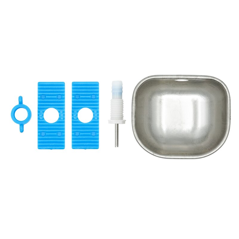 1Stck Anti-kratzen Kaninchen Edelstahl Automatische Trinken Tasse Anhebung Kaninchen Fuchs Nerz Trinkwasser Schüssel Kaninchen Zucht: rostfrei Stahl2