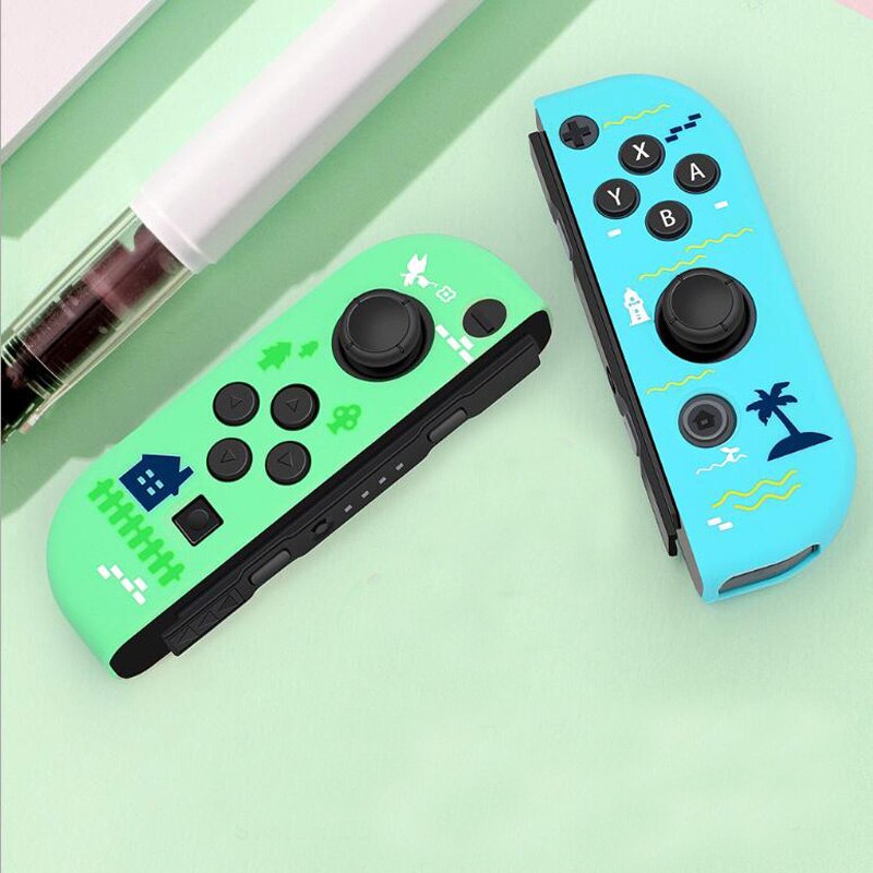 Custodia protettiva Con impugnatura a levetta custodia protettiva per Joystick custodia protettiva per Switch NS Joy-Con custodia morbida in Silicone per Controller nintendo Joycon