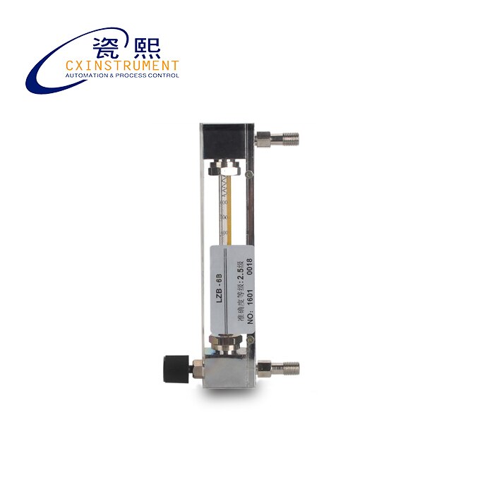 Rotameter Flow Meter With 2.5~25 ml/min Measuring Range Glass Material Water Flow Meter
