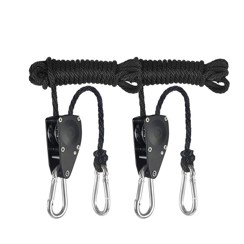 Grow Tent Bril Led Grow Light Uv Bescherming Phyto Lamp Phytolamp Professionele Brillen Touw Ratchet Hydrocultuur: 2PCS Rope Ratchet