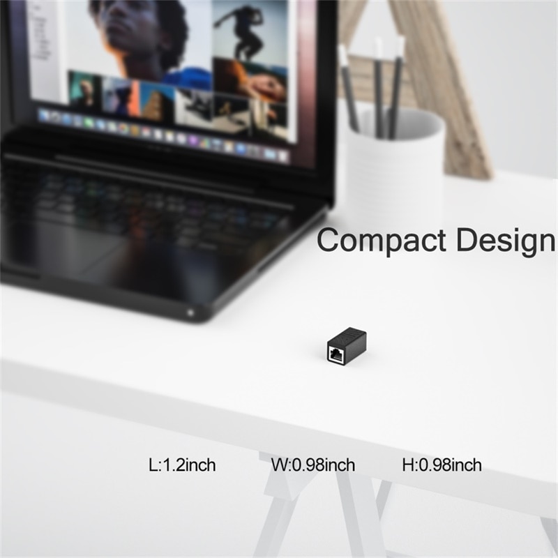 EDUP RJ45 Ethernet Cables Coupler Ethernet Inline Cable Extender Female to Female Network Socket Adapter for Cat5,Cat6,Cat7