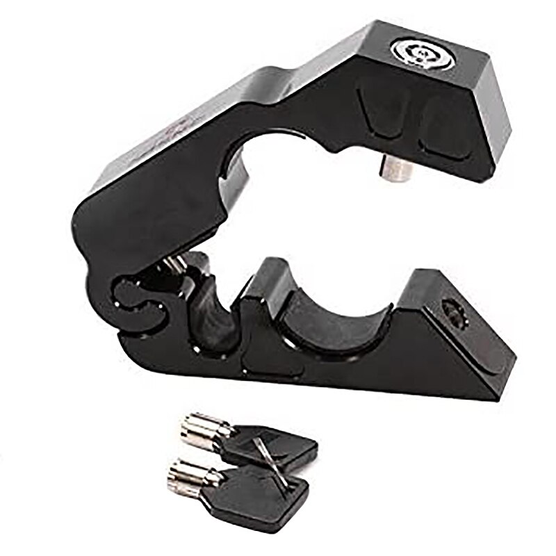 Universal Motorcycle Lock CNC Motorcycle Handle Throttle Grip Security Lock with 2 Keys