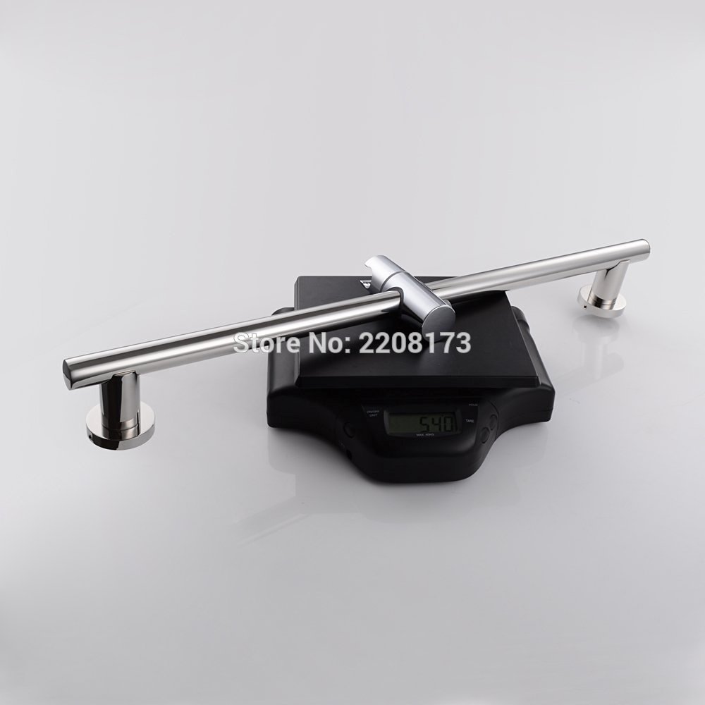 Modern Style Bathroom Adjustable Hand Shower Slide Bar Shower Head Bracket Holder Stainless Steel Polish Chrome