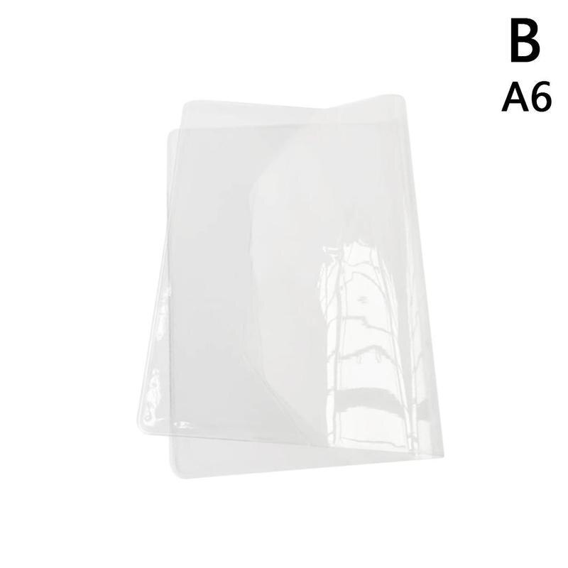 Diy Transparent PVC Book Magazine Cover A5 A6 Book Cover School Office Supplies: A6