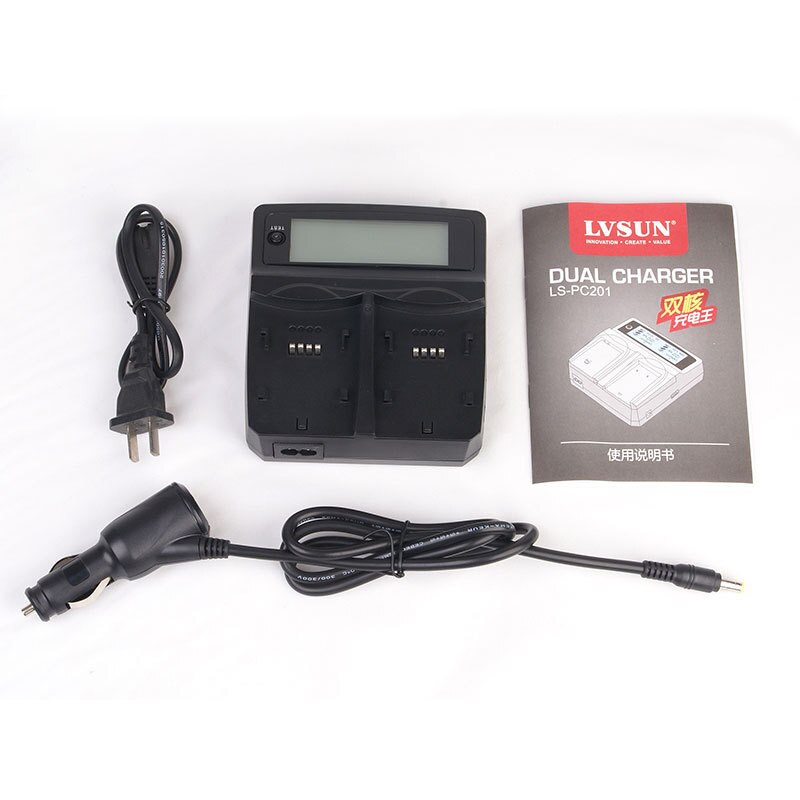 Lvsun np fm50 npfm50 doppio macchina/ac caricabatterie fotocamera per sony fm50 qm71 qm91, qm71d, qm91d, f550, f750, f960, f570, f770 Schermo lcd