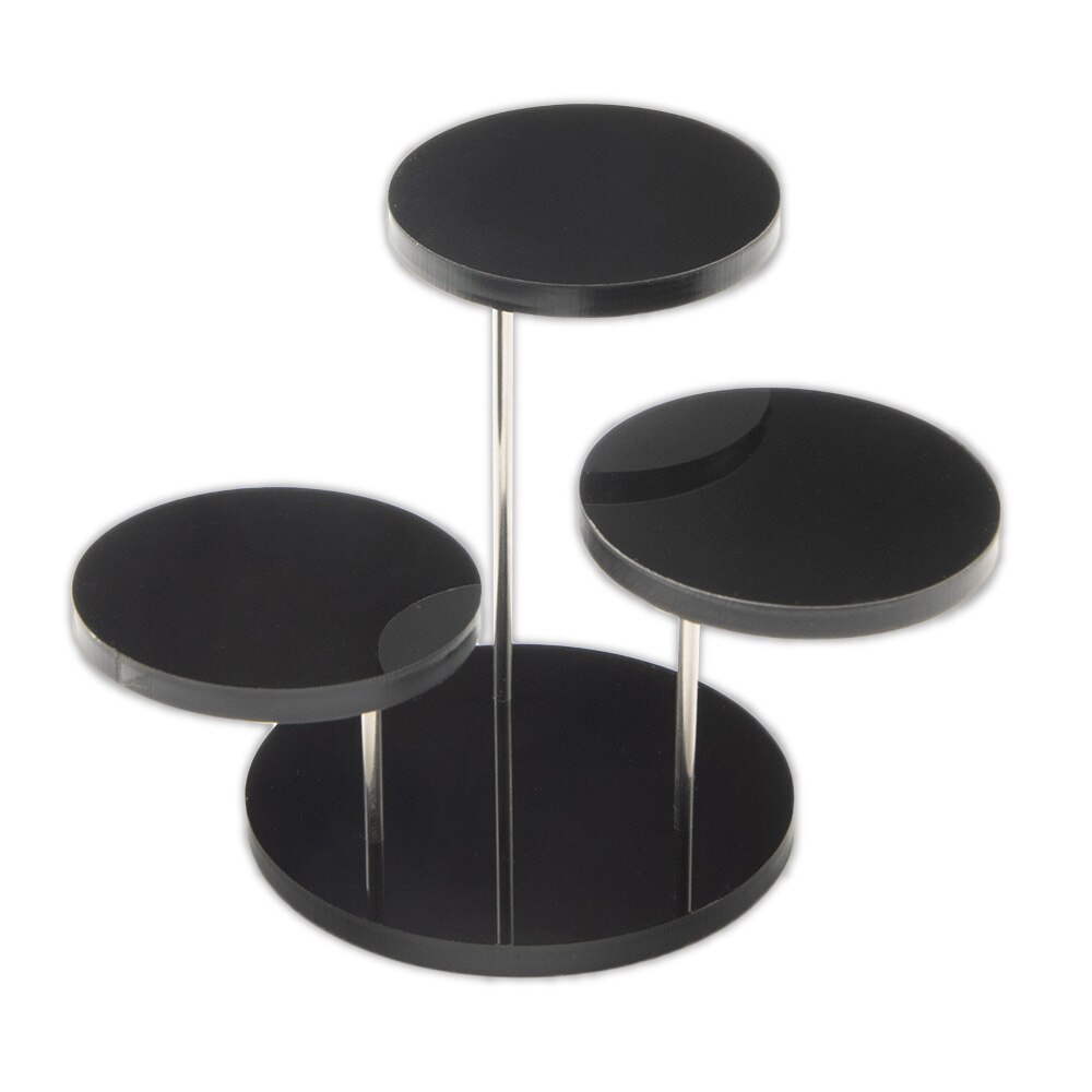 Portable Acrylic Products Display Stands Plexiglass Displaying Risers Shelves for Mini Figurines Collectibles Foods: A1