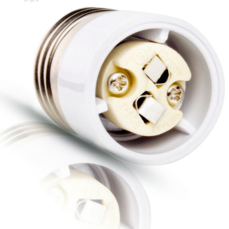 10x e27 mannelijk naar vrouwelijk g4 halogeen mr16 led cfl gloeilamp lamp adapter converter basis houder