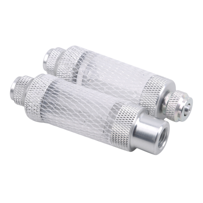 CO2 Bubble Counter Check Valve Aquarium CO2 Regulator Diffuser Prevent Backflow Aluminum Single/Dual Head For Choose