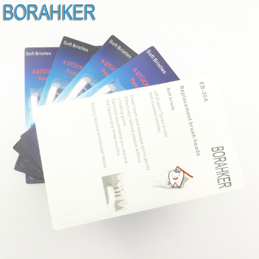 Fil dentaire Action/Trizone/Action croisée/double propre/sonique/Pul brosse à dents électrique sonique têtes de rechange précision Oral propre 10 paquet: EB-30A