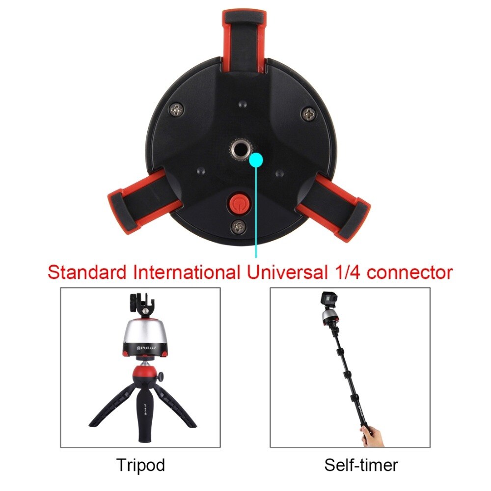PULUZ Elektronische Stativ 360 Grad Rotierenden Panorama Stativ Kopf w/h Fernbedienung Für GoPro Iphone Smartphone DSLR Kameras
