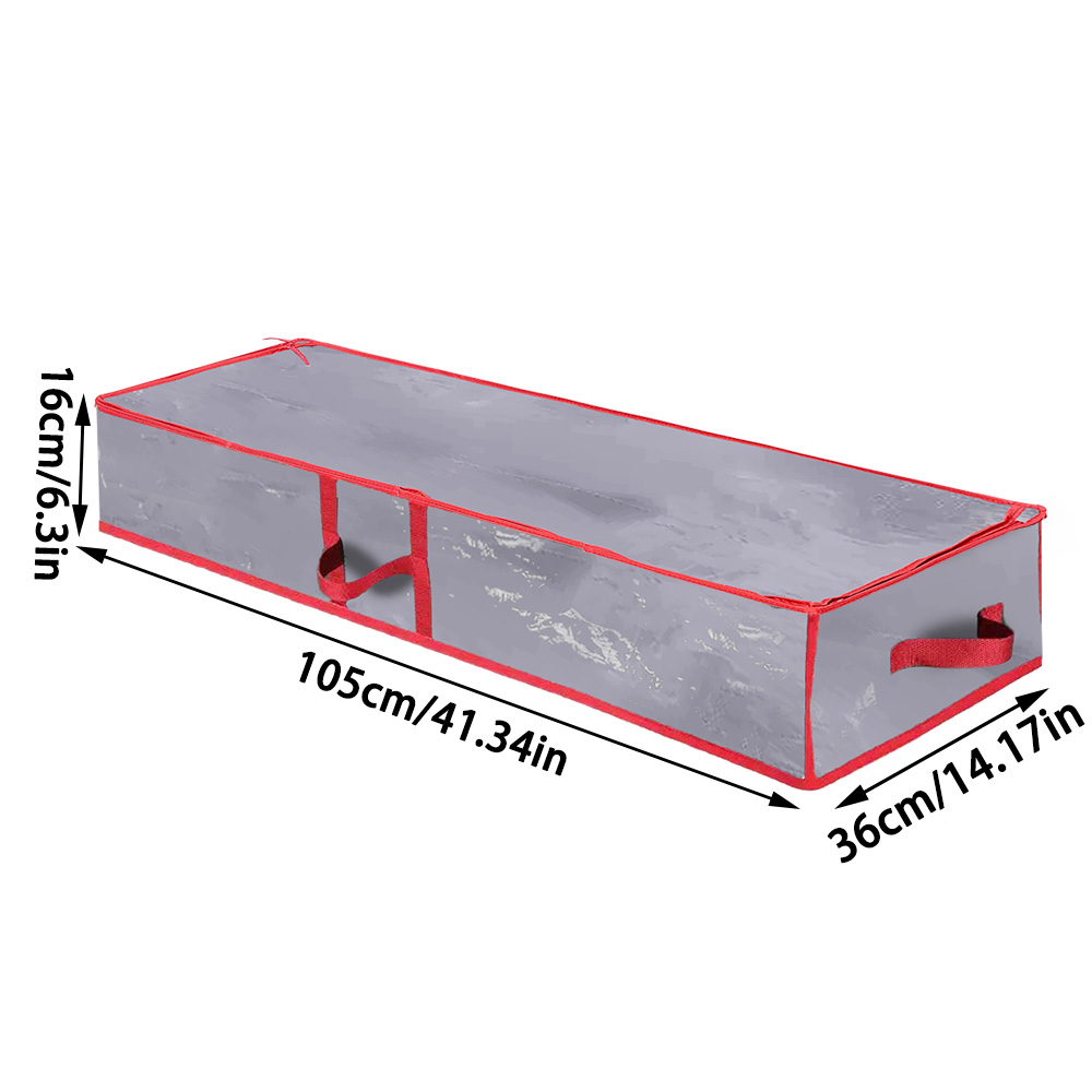 Wrapping Paper Containers Waterproof Wrap Zippered Dustproof Underbed Storage Organizer Wrapping Paper Bag Christmas