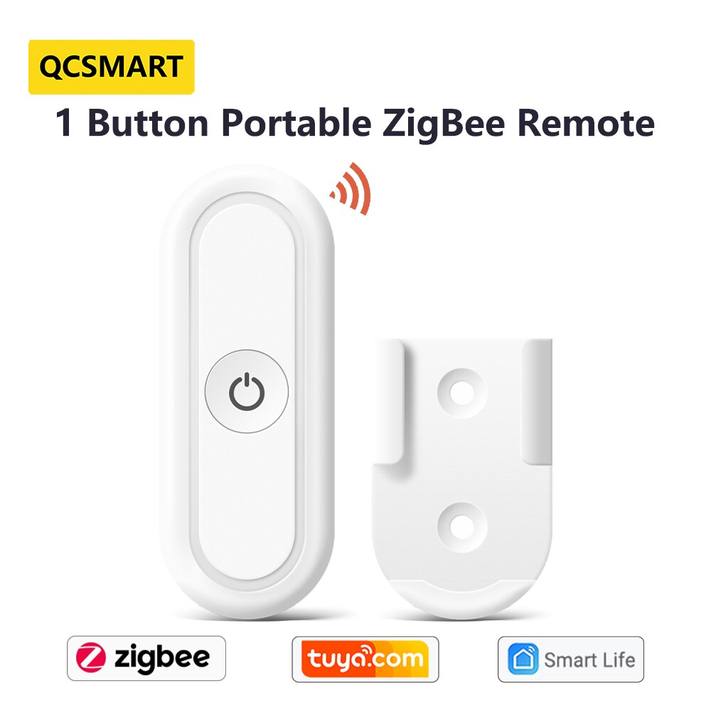 ZigBee 3.0 Wireless 8 Type Push Button Switch Remote Tuya Smart Life App Control Scene Automation ZigBee2MQTT Home Assistant: 1 Button Remote