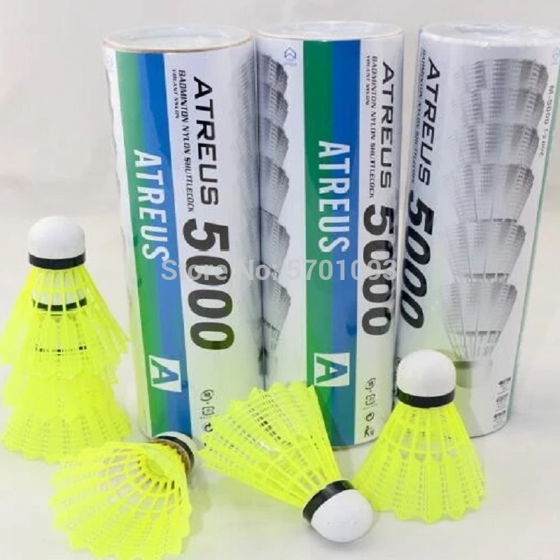 badminton nylon shuttlecock sandwich cork: Yellow