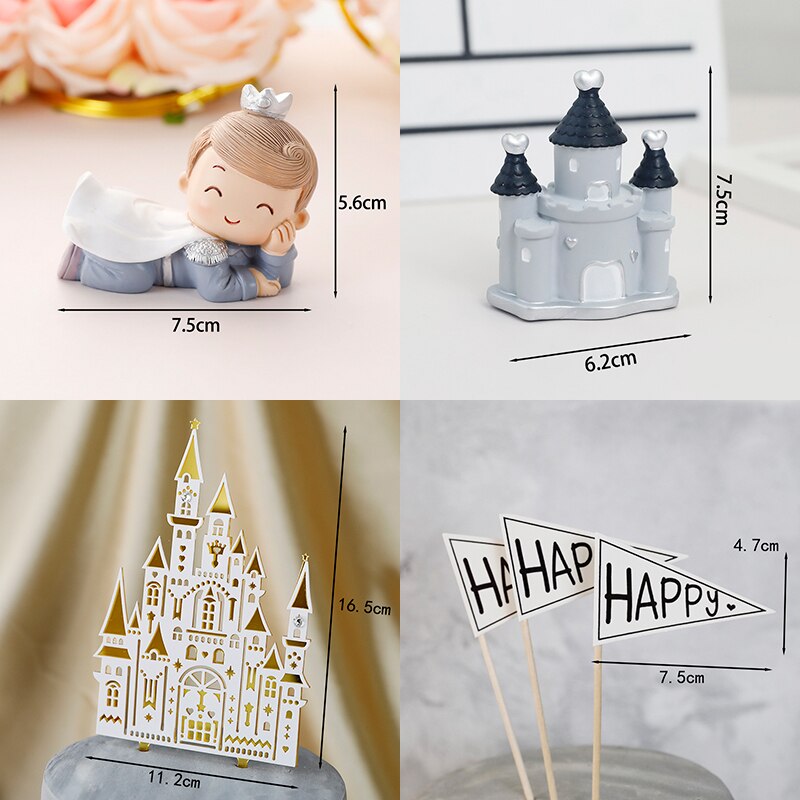 Jolie couronne Prince Pricness pour enfants | Décoration de gâteau d'anniversaire, décoration de gâteau, décoration de fête, Supliy garçon enfant fée pâtisserie: Suit combination A