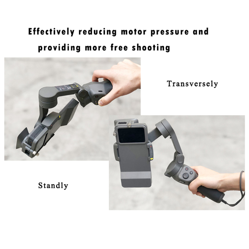 Tragbarer handadapter-kamerahalter für dji osmo mobile 3 to und osmo action-kamera-gimbal-stabilisator-zubehör