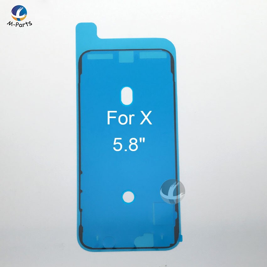 10 teile/los Wasserdicht Klebstoff Für iPhone 6S 6SP 7 7P 8 8P Plus X XS XSM Max XR 11 Pro Max 11Pro LCD Screen Front Rahmen Aufkleber