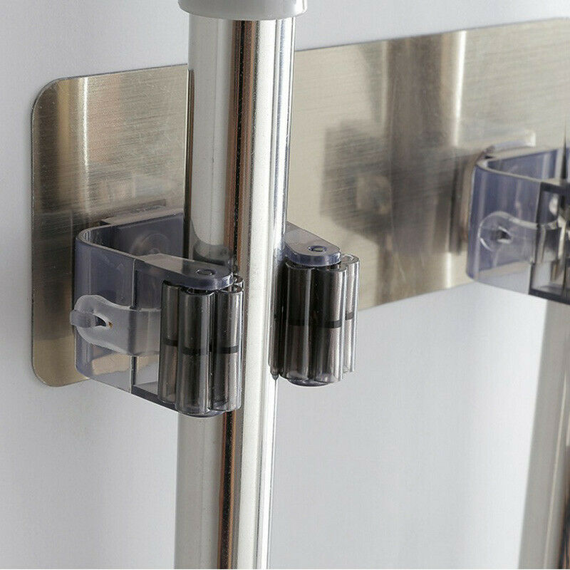 Magical Wall Mounted Mop Organizer Holder Brush Broom Hanger Storage Rack for crochet pour balais murales