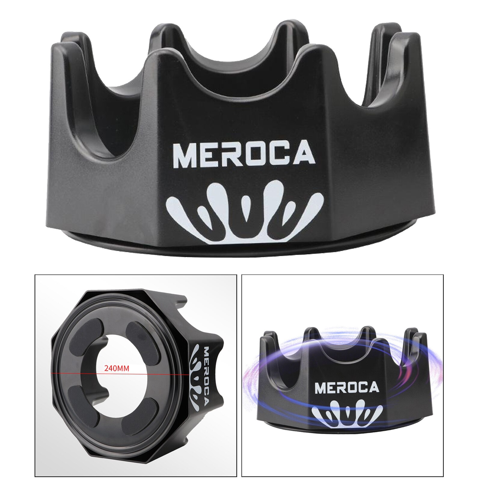 Solid Indoor Bike Front Wheel Riser Turbo Trainer Stand Stationary Block Pad