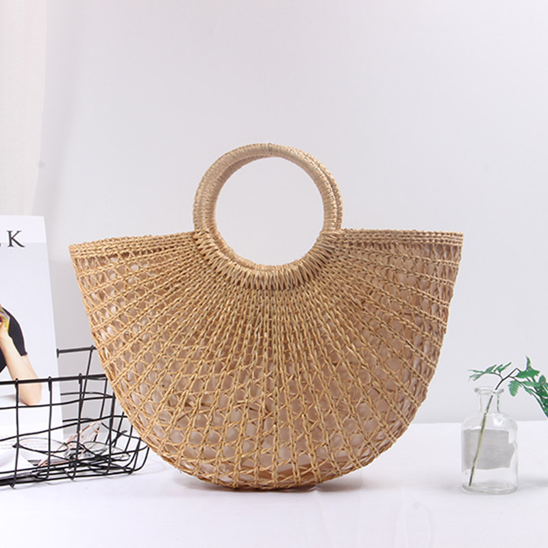 tassel Rattan Bag beach bag straw totes bag bucket summer bags with tassels women handbag braided