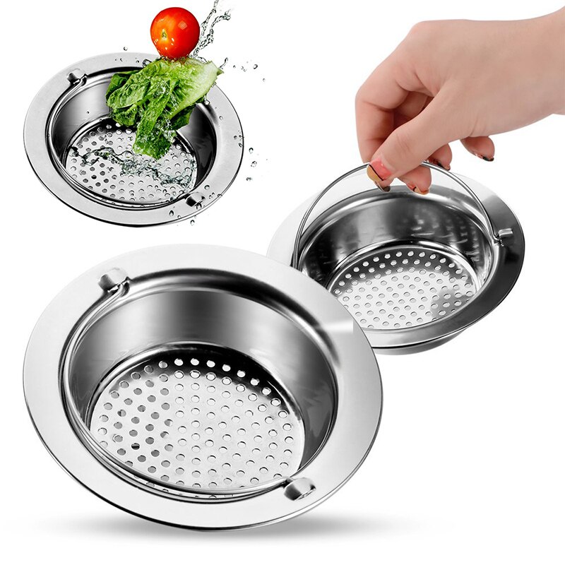 Keuken Monding Water Tank Zeef Spoelbak Rvs Riool Filter Afvoerputje Cuttable Water Tank Filter 9/11Cm