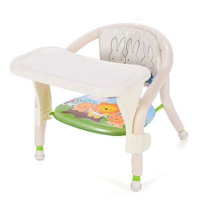 Kinderen stoel met plaat baby eten tafel Baby kruk kind eten stoel terug