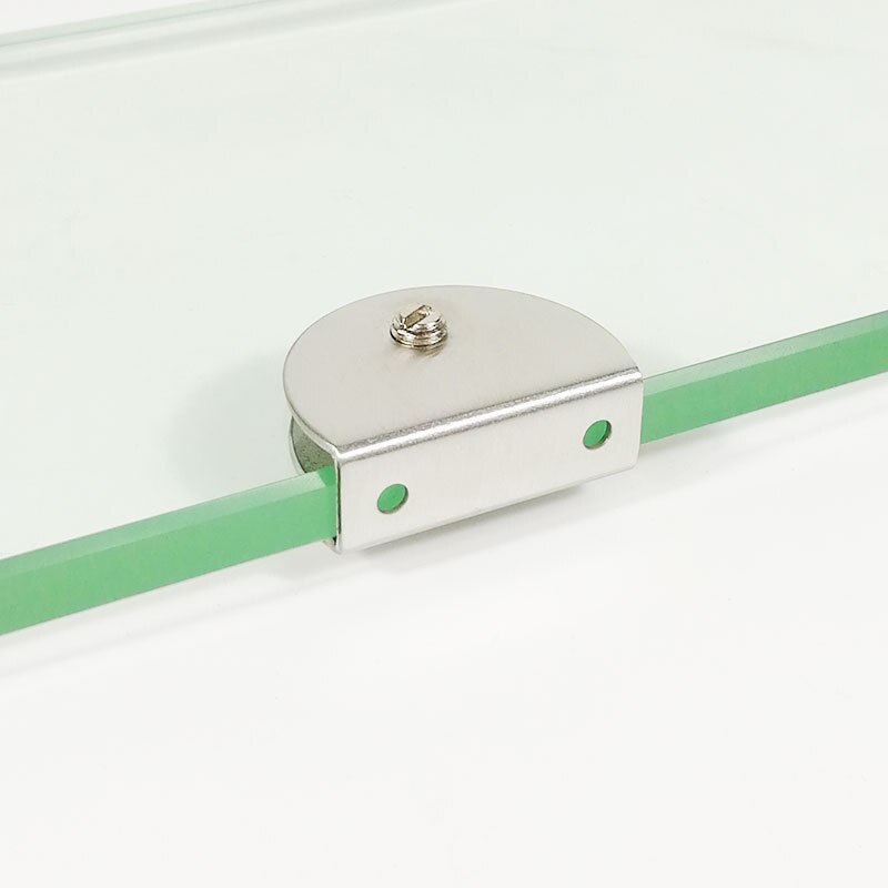 2Pcs Stainless Steel Glass Clamp Holder for Window Balustrade Handrail Glass Clamps Door Hardware Home Improvement Hardware