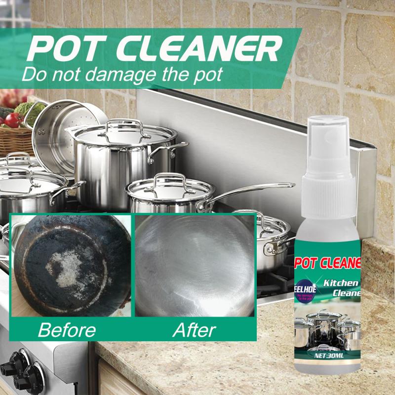 30Ml Keuken Pot Cleaner Vuil Roest Remover Verkoolde Roestvrijstalen Wok Pot Multi-Purposecleaning Roest Converter Ionische Tool TSML1
