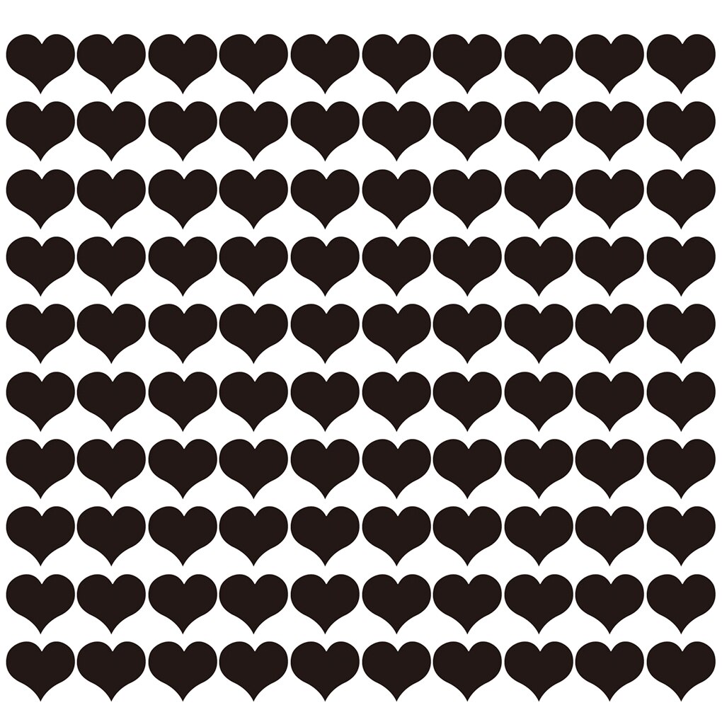 100pcs 2cm Small Heart Sticker Wedding Decor Acrylic Mirror Sticker Kid Room DIY Accessory Party Guest Nursery Home Decor