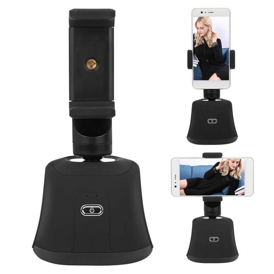 360 ° Drehung Clever Telefon Handheld Anti‑Shake Kugelkopf Gesicht Anerkennung Automatische Verfolgung für Vlog Video Schießen Telefon Halfter