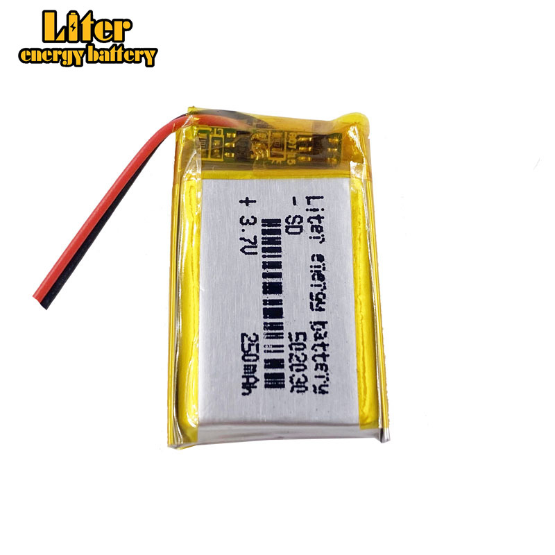 502030 3.7V 250 mah lithium-ion polymer battery goods of CE FCC ROHS certification authority