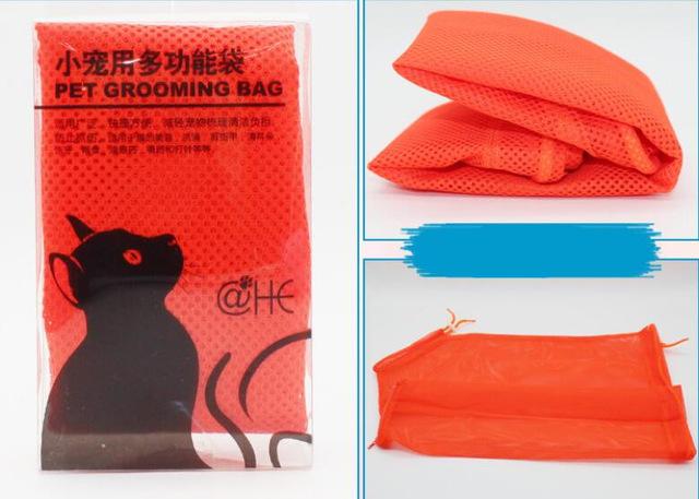 Multifunctionele verzorgingstas voor katten, nageltas voor katten, badtassen voor katten, accessoires voor katten, producten voor huisdieren, schoonmaakproducten voor katten: Oranje