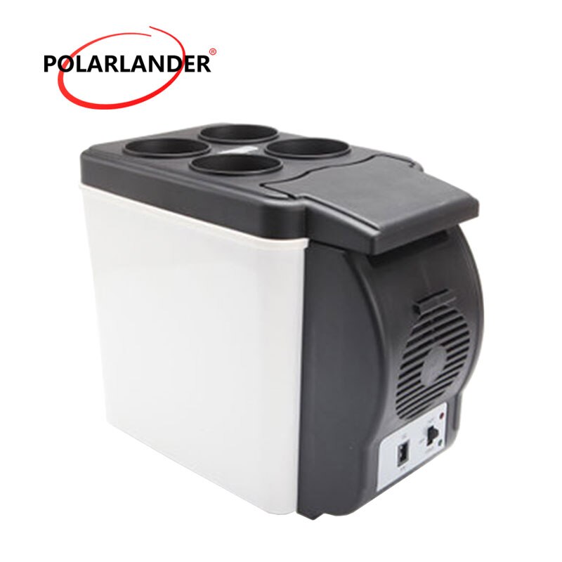 Dubbele Gebruik 48W 12V 6L Draagbare Auto Koelkast Koeler Vriezer Warmer ABS Mini Reizen thuis Auto Koelkast