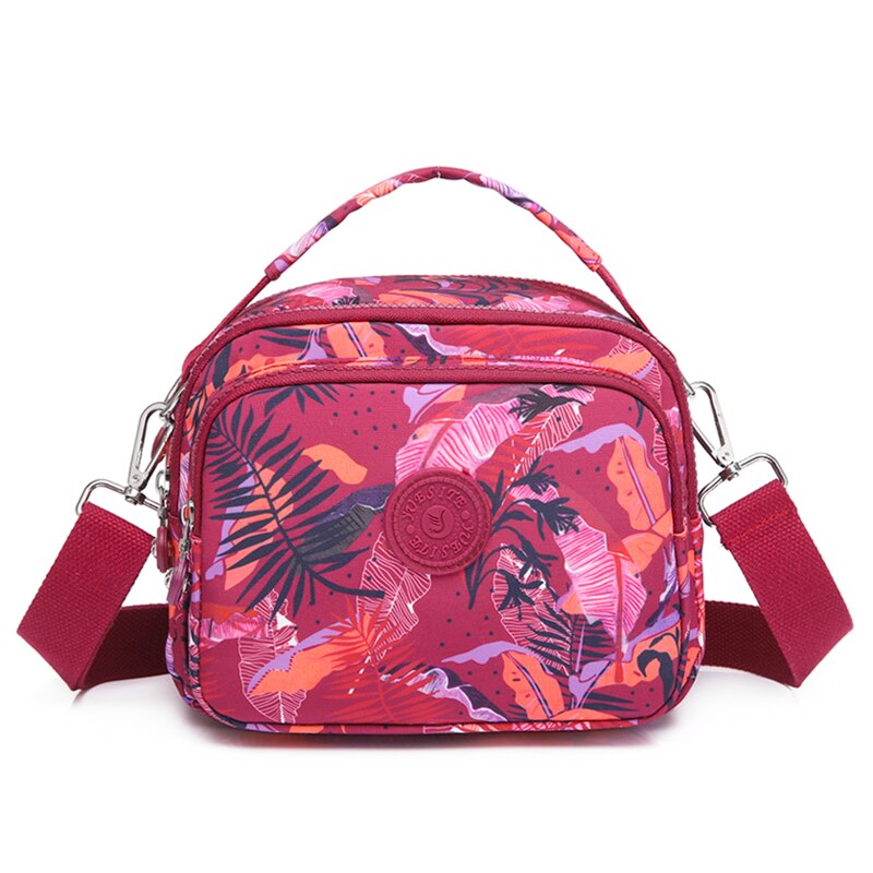 Jahrgang damen-umhängetasche aus Nylon, luxushandtasche, kleine Bote-schultertasche: Farbe 2