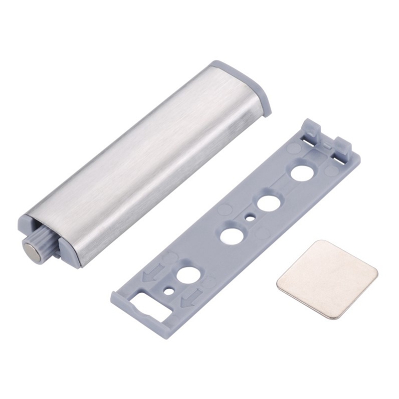 20Pc Door Stopper Cabinet Catches Stainless Steel Push to Open Contact Damper Buffers Quiet Closer Magnetic Hardware