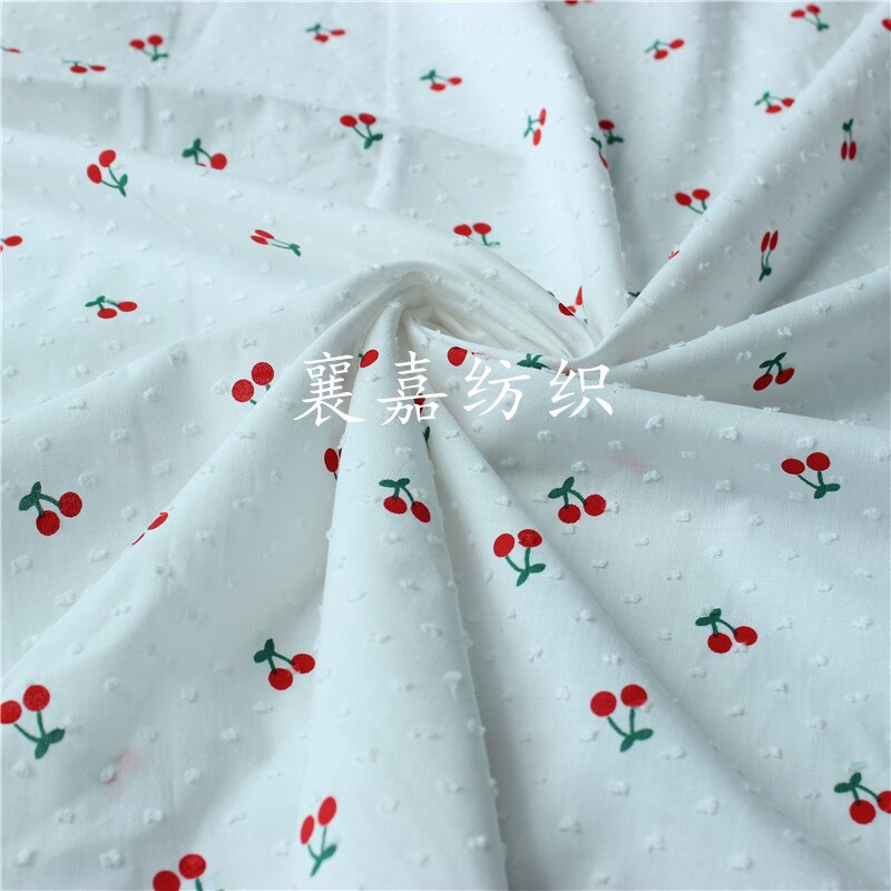100X150Cm Cherry Vlekken Katoen Stof, Maken Shirt, Jurk, Ondergoed, Doek