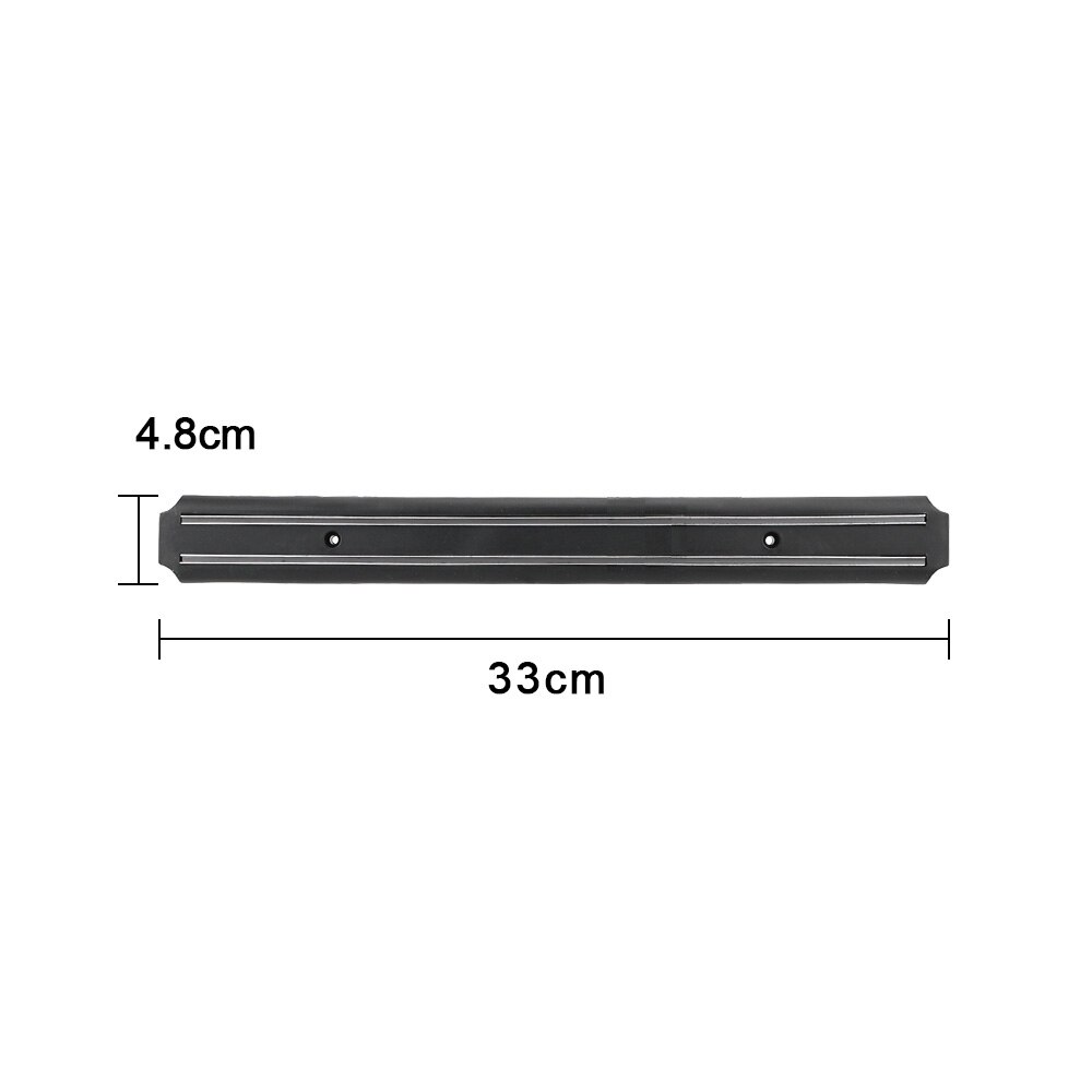 Soporte magnético para cuchillos de 33-55CM, tira magnética de montaje en pared, soporte para cuchillos, barra de cocina, bloque de almacenamiento para cuchillos de Metal: 33cm
