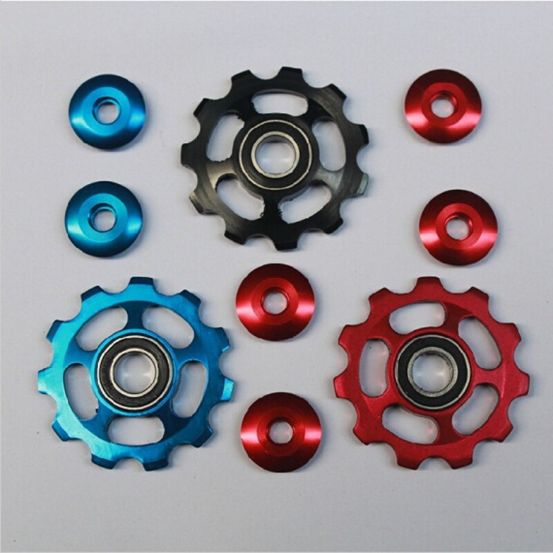 Bicycle aluminum alloy 11T rear guide wheel 2 colors
