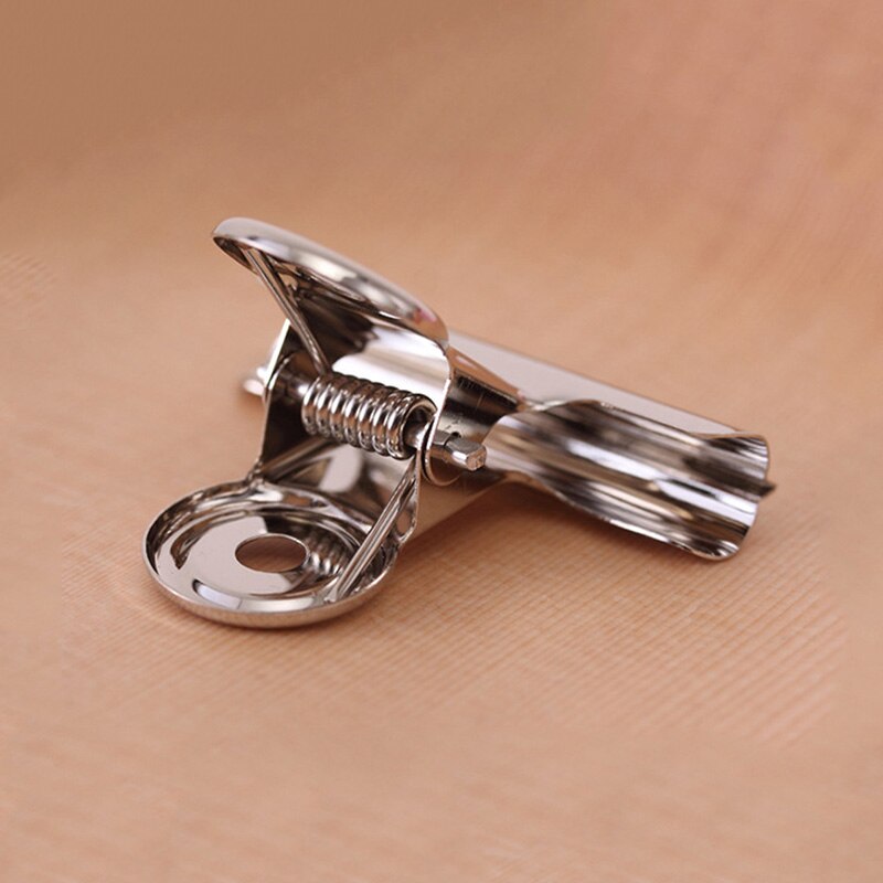 Silver Paper Clips Letter Paper Clip Metal Binder Spring Stainless Steel Folder Office School Supplies