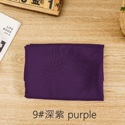 Billigt stof tyndt sommer solid chiffon til syning kjole foring kan se dog  tj0201: 9