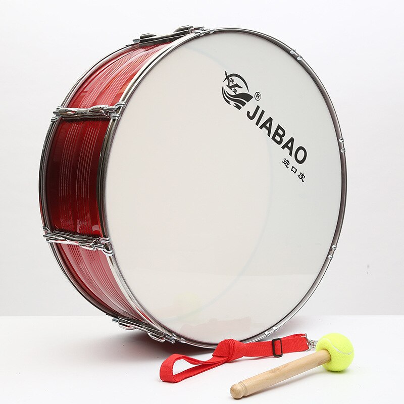 Red Edge large snare drum Young Pioneer Brigade drum student drum atmospheric red drum spot 22-inch percussion instrument
