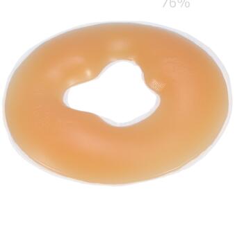 Silikon ansikts spa pute brettet helseomsorg myk gelpute u form ansiktshvile massasje overlegg vugge pute hode støtte