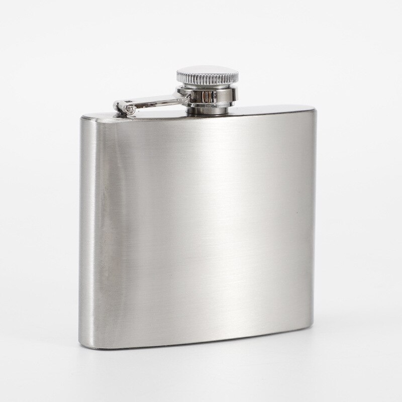1-10Oz Rvs Heupfles Met Trechter Pocket Heupfles Alcohol Whiskey Heupfles Schroefdop Draagbare drinkware Bar: 6oz  175nl