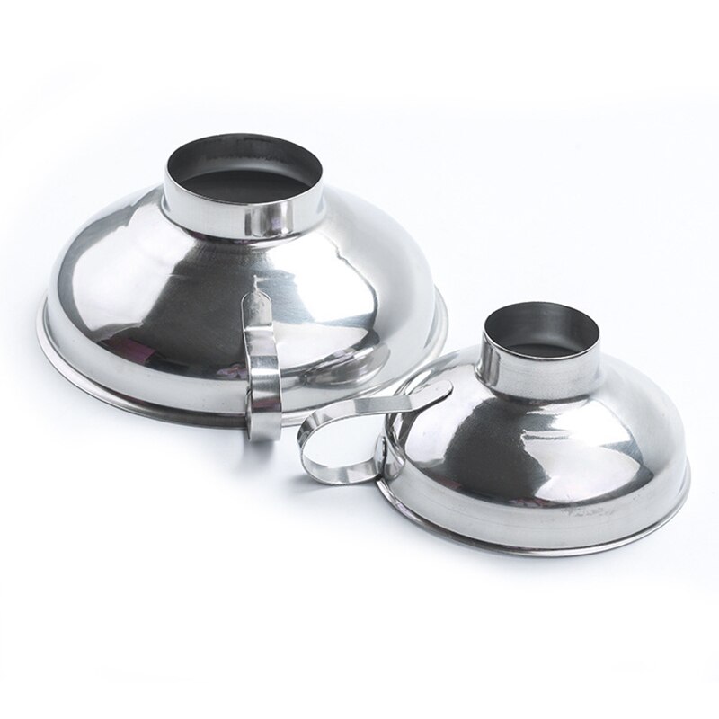 Stainless Steel Wide Mouth Funnel for Beans Jam Food Powder Kitchen Gadgets EDNU888