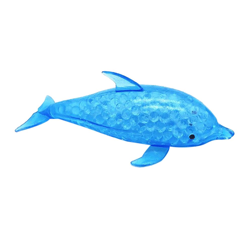 Kawaii delfin hai dekompresjon leker dyr svampaktig anti stress klype perle stress ball klembar stress avlastning leketøy barn: Delfin