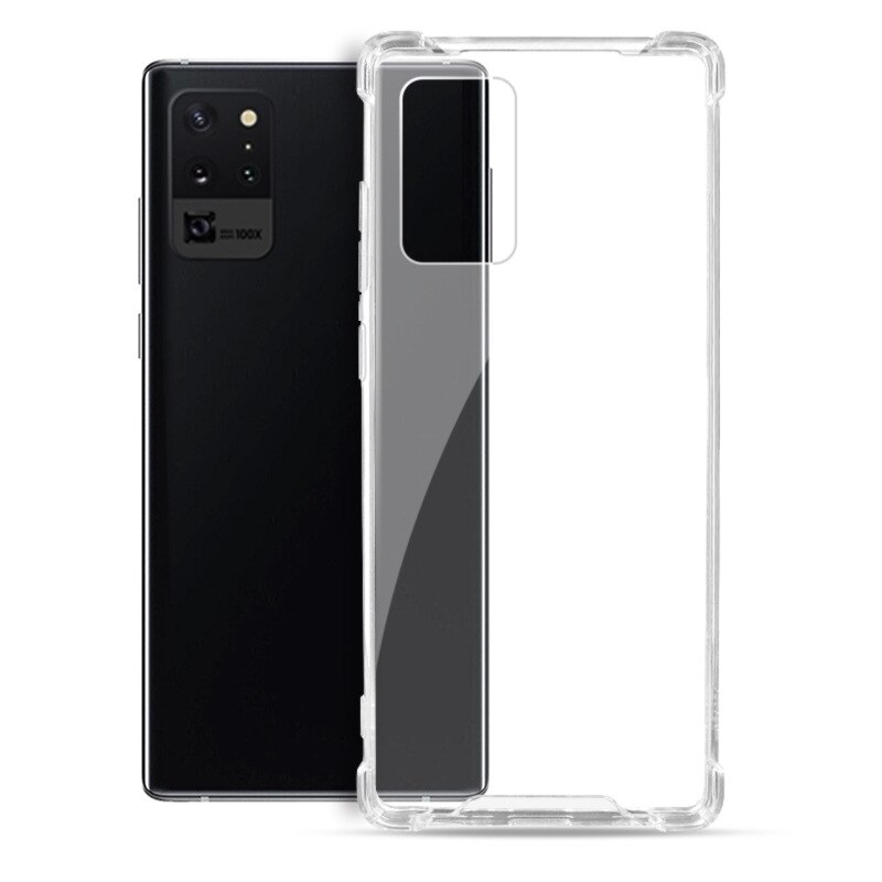 Hybrid Bumber Case Voor Samsung Galaxy Note 20 / 20 Ultra Vier-Hoek Airbag Shockproof Back Cover Clear Gevallen note20 Bescherming: For Galaxy Note 20