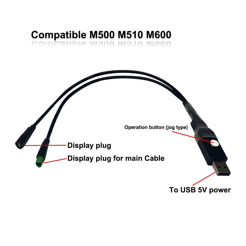 BAFANG BESST Programming Line Speed Limit Release Wheel Diameter Setting M600 M510 M500 M400 CAN Protocol Programming Cable