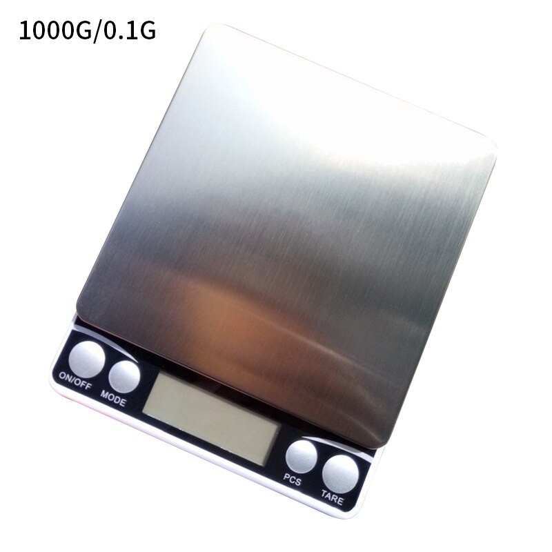 Balanza Digital portátil para cocina Balanza de alimentos para el hogar balanza electrónica de precisión 0,1g 0,01g balanza con plataforma sin batería: F